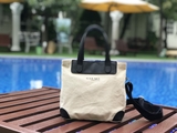 A204-  SHEMZ Cross body bag canvas phối da