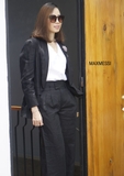 Áo Vest Linen cổ ve trơn DION  - MaxMessi