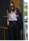 Áo Vest Linen cổ ve trơn DION  - MaxMessi