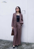 T87 Quần linen premium 2 nắp túi sau