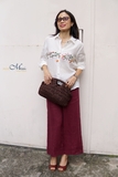 A312 Áo sơ mi  LUCIO linen pháp thêu tay thủ công