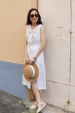 G92 Đầm linen JULIET thêu tay thủ công