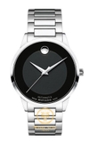 ĐỒNG HỒ NAM MOVADO 0607192 MODERN CLASSIC CASE SILVER DÂY KIM LOẠI