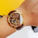 ĐỒNG HỒ NAM BENTLEY BL1831-25MKDD AUTOMATIC CASE GOLD DÂY DA