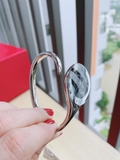 ĐỒNG HỒ NỮ CALVIN KLEIN EMBRACE BLACK DIAL LADIES MEDIUM BANGLE K4Y2M111