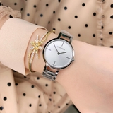 ĐỒNG HỒ NỮ CALVIN KLEIN CHEERS QUARTZ SILVER DIAL LADIES WATCH K8N23146