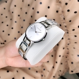 ĐỒNG HỒ NỮ CALVIN KLEIN CHEERS QUARTZ SILVER DIAL LADIES WATCH K8N23146