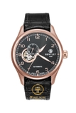 ĐỒNG HỒ BENTLEY BL1684-35RUD DÂY DA VIỀN VÀNG HỒNG MẶT ĐEN