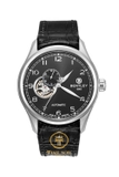 ĐỒNG HỒ BENTLEY BL1684-35WBB DÂY DA VIỀN THÉP MẶT ĐEN