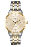 ĐỒNG HỒ NAM BENTLEY BL1806-10MTKI CLASSIC CASE DEMI DÂY KIM LOẠI