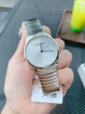 ĐỒNG HỒ NỮ CALVIN KLEIN WHIRL SILVER DIAL STAINLESS STEEL LADIES WATCH K8A23146