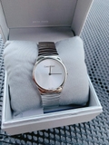 ĐỒNG HỒ NỮ CALVIN KLEIN WHIRL SILVER DIAL STAINLESS STEEL LADIES WATCH K8A23146