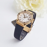 ĐỒNG HỒ NỮ OLYM PIANUS 990-45DLK-GL GOLD MẶT TRẮNG