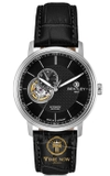 ĐỒNG HỒ NAM BENTLEY BL1832-25MWBB AUTOMATIC CASE SILVER DÂY DA