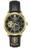ĐỒNG HỒ NAM BENTLEY BL1862-15MKBB AUTOMATIC CASE GOLD BLACK DIAL DÂY DA