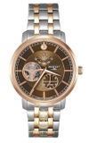 ĐỒNG HỒ NAM BENTLEY BL1862-15MTDI-R AUTOMATIC ROSE GOLD TONE DEMI