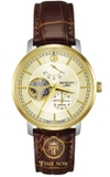 ĐỒNG HỒ NAM BENTLEY BL1862-15MTKD AUTOMATIC CASE DEMI GOLD DIAL DÂY DA