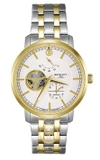 ĐỒNG HỒ NAM BENTLEY BL1862-15MTWI AUTOMATIC TONE DEMI WHITE DIAL