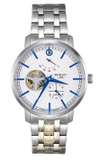 ĐỒNG HỒ NAM BENTLEY BL1862-15MWWI AUTOMATIC SILVER TONE DÂY KIM LOẠI