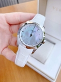 ĐỒNG HỒ NỮ TISSOT COUTURIER GRANDE MOTHER OF PEARL DIAL WHITE LEATHER T035.246.16.111.00
