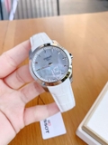 ĐỒNG HỒ NỮ TISSOT COUTURIER GRANDE MOTHER OF PEARL DIAL WHITE LEATHER T035.246.16.111.00