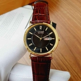 ĐỒNG HỒ NAM CITIZEN ECO-DRIVE BM8242-08E CASE GOLD DÂY DA