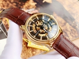 ĐỒNG HỒ NAM INVICTA 22642 AUTOMATIC SKELETON CASE GOLD DÂY DA
