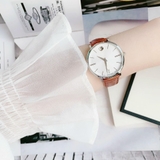 ĐỒNG HỒ NỮ MOVADO 0607183 ULTRA SLIM QUARZT CASE SILVER DÂY DA