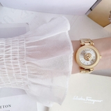 ĐỒNG HỒ NỮ VERSUS BY VERSACE VSP643420 BRICK LANE CRYSTAL TONE GOLD DÂY KIM LOẠI 