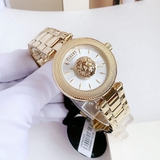ĐỒNG HỒ NỮ VERSUS BY VERSACE VSP643420 BRICK LANE CRYSTAL TONE GOLD DÂY KIM LOẠI 