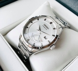 ĐỒNG HỒ NAM SEIKO SRN043P1 AUTOMATIC KINETIC TONE SILVER DÂY KIM LOẠI