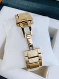 ĐỒNG HỒ NAM BULOVA 98A178 AUTOMATIC SKELETON TONE GOLD DÂY KIM LOẠI 