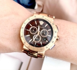 ĐỒNG HỒ NAM VERSACE VFG060013 QUARTZ CASE ROSE GOLD DÂY DA