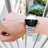 ĐỒNG HỒ NAM MOVADO 0607192 MODERN CLASSIC CASE SILVER DÂY KIM LOẠI