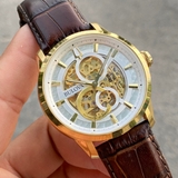 ĐỒNG HỒ NAM BULOVA 97A138 AUTOMATIC CASE GOLD DÂY DA