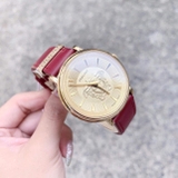 ĐỒNG HỒ NỮ VERSACE VE8103821 V-CIRCLE QUARTZ CASE GOLD DÂY DA