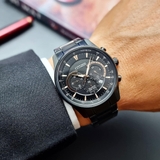ĐỒNG HỒ NAM CITIZEN AN8195-58E QUARTZ CHRONOGRAPH TONE BLACK DÂY KIM LOẠI