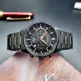 ĐỒNG HỒ NAM CITIZEN AN8195-58E QUARTZ CHRONOGRAPH TONE BLACK DÂY KIM LOẠI