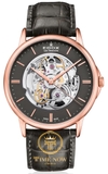 ĐỒNG HỒ EDOX LES BEMONTS AUTOMATIC GRAY SKELETON DIAL 85300-37R-GIR