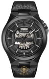 ĐỒNG HỒ NAM BULOVA 98A238 MAQUINA SKELETON AUTOMATIC BLACK TONE DÂY DA