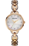 ĐỒNG HỒ NỮ  BULOVA  98L207 FACETS CRYSTAL ROSE WOMEN'S WATCH 28MM