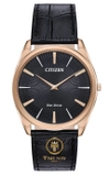 ĐỒNG HỒ NAM CITIZEN AR3073-06E ECO-DRIVE CASE ROSE GOLD DÂY DA