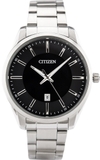 ĐỒNG HỒ CITIZEN BI103053E MEN'S BLACK DIAL STAINLESS STEEL WATCH 42MM