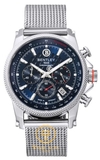 ĐỒNG HỒ NAM BENTLEY BL1694-10WNI-M QUARTZ CASE SILVER DÂY MESH KIM LOẠI