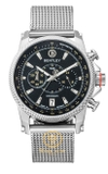 ĐỒNG HỒ NAM BENTLEY BL1694-20WBI-MY QUARTZ TONE SILVER DÂY MESH KIM LOẠI