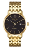ĐỒNG HỒ NAM BENTLEY BL1811-10MKBI CLASSIC TONE GOLD DÂY KIM LOẠI