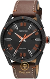 ĐỒNG HỒ CITIZEN BM6995-19E ECO-DRIVE BLACK DIAL DÂY DA