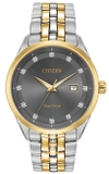 ĐỒNG HỒ NAM CITIZEN BM7258-54H CORSO DIAMOND TWO TONE DÂY DEMI