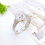 ĐỒNG HỒ NỮ CITIZEN EW2360-51A ECO-DRIVE DIAMOND CASE SILVER DÂY KIM LOẠI