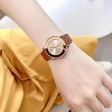 ĐỒNG HỒ NỮ MOVADO 3600437 BOLD CASE GOLD DÂY DA